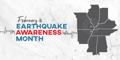 February is Earthquake Awareness Month